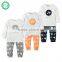 2017 New Design Long Sleeve 2 Pieces Matching Baby Clothing Set Wholesale Children Clothes