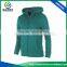 Plain green color full zipper lady hoody jacket with custom design and logo