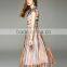 Ladies summer new design debutante layers beach long dress wear