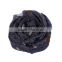 Voile Scarves & Wraps Rectangle Black Light Brown Dot Wholesale Scarves