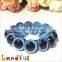 10mm Glitter Metallic Colored Sky Blue Crochet Toy Safety Eyes