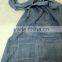 Long hand woven cotton scarf with pocket