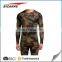 Camo Sport wear men quick dry long sleeve t shirt gym wear t shirt wholesale in china