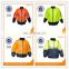 High Visibility Safety 100% Polyester Lightweight Waterproof Jacket with reflector