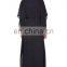 OEM fashion muslim chiffon maxi dress black women ladies long sleeve beaded muslim abaya kaftan