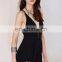 Dongguan Manufacturer Black Plain Romper Tassel Sexy Adult Romper Pattern for Ladies