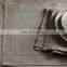 stone washed pure linen napkins/placemat with dot hemstitch in many colors