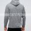 Over-The-Head Design Hooded Sweatshirt With Cross Over Neck Detail