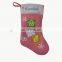 Handmade cartoon christmas stocking for sale