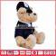 Customized Soft Police Bear Toy With Police Uniform & Hat