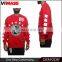 EU style printing fashion Long sleeve red crew neck sweatshirt