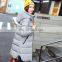 2017 Autumn and Winter New in the Long Section Was Thin Down Jacket Hooded Coat Thickening Coat