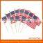 American polyester waving USA hand flag