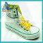 Cheap 100% polyester flat colorful casual shoe lace