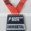 Zinc cast medal antique silver plated custom running medal Customized design as the souvenir of the sport meets