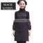 Factory price black waist apron with pocket for wholesale