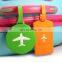 Customized 3D design eco-friendly Soft PVC luggage tag with strap