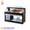 Wooden and Marble Square Type Salad Chiller Display Refrigerator