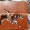 2018 popular corten steel metal garden statue / animal sculpture