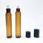 10ml empty bottle refillable perfume essential oil amber glass bottle