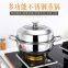 stainless steel pot set soup pot  steamer double layers triple layers cooking pot multi-function