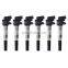 Set of 6 Ignition Coil For BMW F32 F33 E46 E82 E88i 12138616153*6pcs
