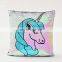custom unicorn printed  magic Mermaid Sequin Pillow case cover