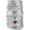 Warm Pet fat dog silver jacket Bulldog vest puppy Clothes waistcoat with pocket