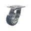 Heavy duty PVC PU stainless steel scaffold fixed swivel  castor trolley wheel