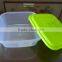 4L plastic food container, salad bowl, salad container with lid