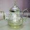 SIlver Plated Stainless Steel Coffee Spout Kettle