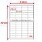 SINMARK Matte surface 48mm*20mm reusable sticker paper