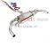 super racing tailpipe 304 steel exhaust for Mercedes benz CLA class exhaust mufflers cat back with quad double tip
