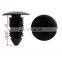 100Pcs Universal 11mm Hole Car Plastic Black Door Bumper Fender Rivet Push Clips Fasteners