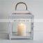 Lanterns Decorative Metal European Hexagon Metal White Home Or Garden Moroccan Lantern