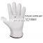 Handlandy adjustable white heavy duty cowhide cut resistance driving outdoor construction working safety gloves