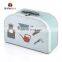 set of 3 paper cardboard suitcase boxes