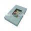 custom size logo recyclable luxury packaging perfume kraft craft paper gold gift box with clear window
