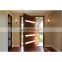 High quality aluminum tempered glass pivot entry door