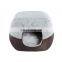 High quality multi color modern house-shaped detachable warm soft comfortable lwood pet house