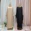 BS-LR497 Womens Embroidered Dubai Style Cardi Robe Muslim Dresses Abaya