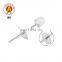 bathroom accessories plastic toilet cleaning brush with white brush head