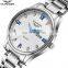 GUANQIN GQ80007-6A Luxury Quartz Analog Week Date Man Hand Watch Stainless Steel Wrist Watches For Men