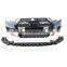 Car Body Kits Front Face Kits Spare Parts Car Modification Upgrade for Audi A3 RS3 2017 to 2020