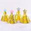 Amazon Hot Sale Birthday Hat Crown for Kids Happy Birthday Party Decoration Supplies Sequins Star Golden Mini Hat