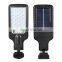 Wireless Remote Control IP65 Outdoor Sensor Garden Rechargeable Solar Induction Solar Street Light