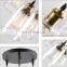Vintage 3 Light Glass Pendant Light Fixture with Seeded Glass Shades for Kitchen Island