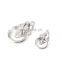 JRSGS Customized High Quality 304/316 Stainless Steel Marine Hardware Diamond Eye Plate with Ring