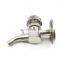 Stainless steel aseptic cock sample valve zwickel type for wine brewing