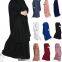 BS-21459 Muslim Islamic Women's Full Cover Two Pieces Long Khimar Skirt Abaya Dubai Kaftan with Hijab Modest Full Length Prayer Dress